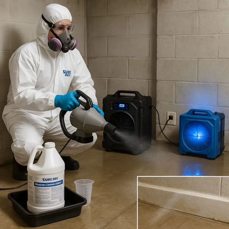 Sanitization and Odor Removal process in Blue Ridge, VA